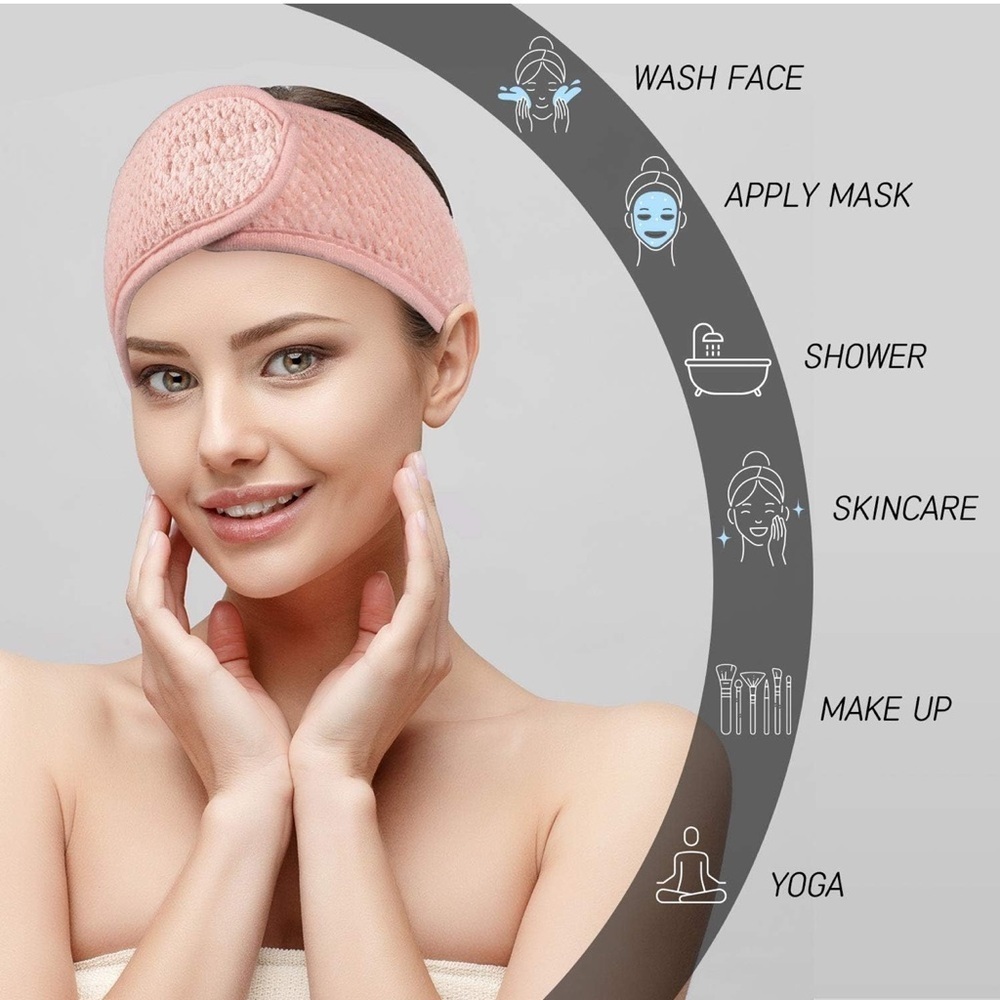 Spa Facial Headband adjustable 3 pack - Picture 5 of 7